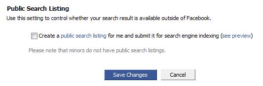 Public Search Listing